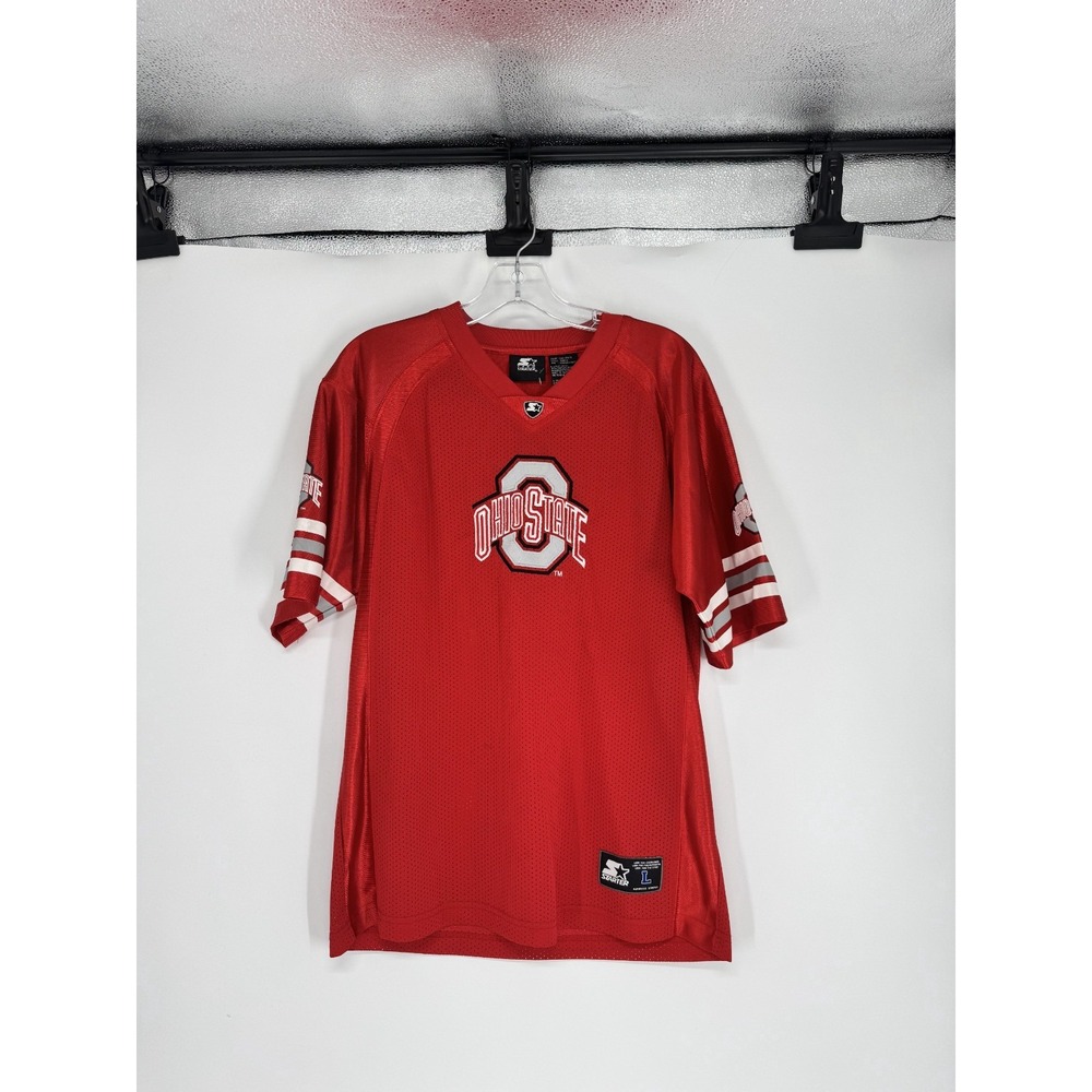 Vintage Starter Ohio State Buckeyes Football Jersey Youth Boys Size Large Blank